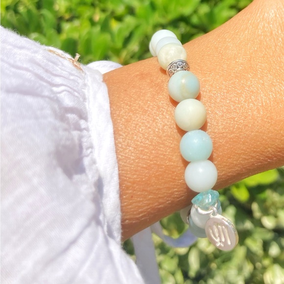 Amazonite Virgo ♍️ Zodiac Bracelet - Picture 3 of 7
